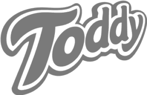 Logotipo de Toddy, marca que eligió vasos reciclables de Ecoingenio