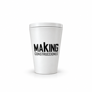 Vaso térmico blanco Making Construcciones